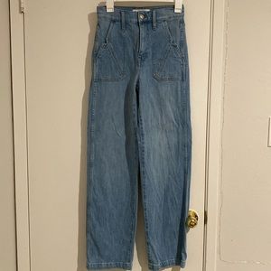Madewell x Warm high waisted jeans w front pocket detail - 25